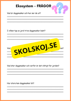 Om daggmasken - Åk 4 - 6