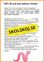 Om daggmasken - Åk 4 - 6