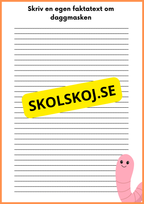 Om daggmasken - Åk 4 - 6