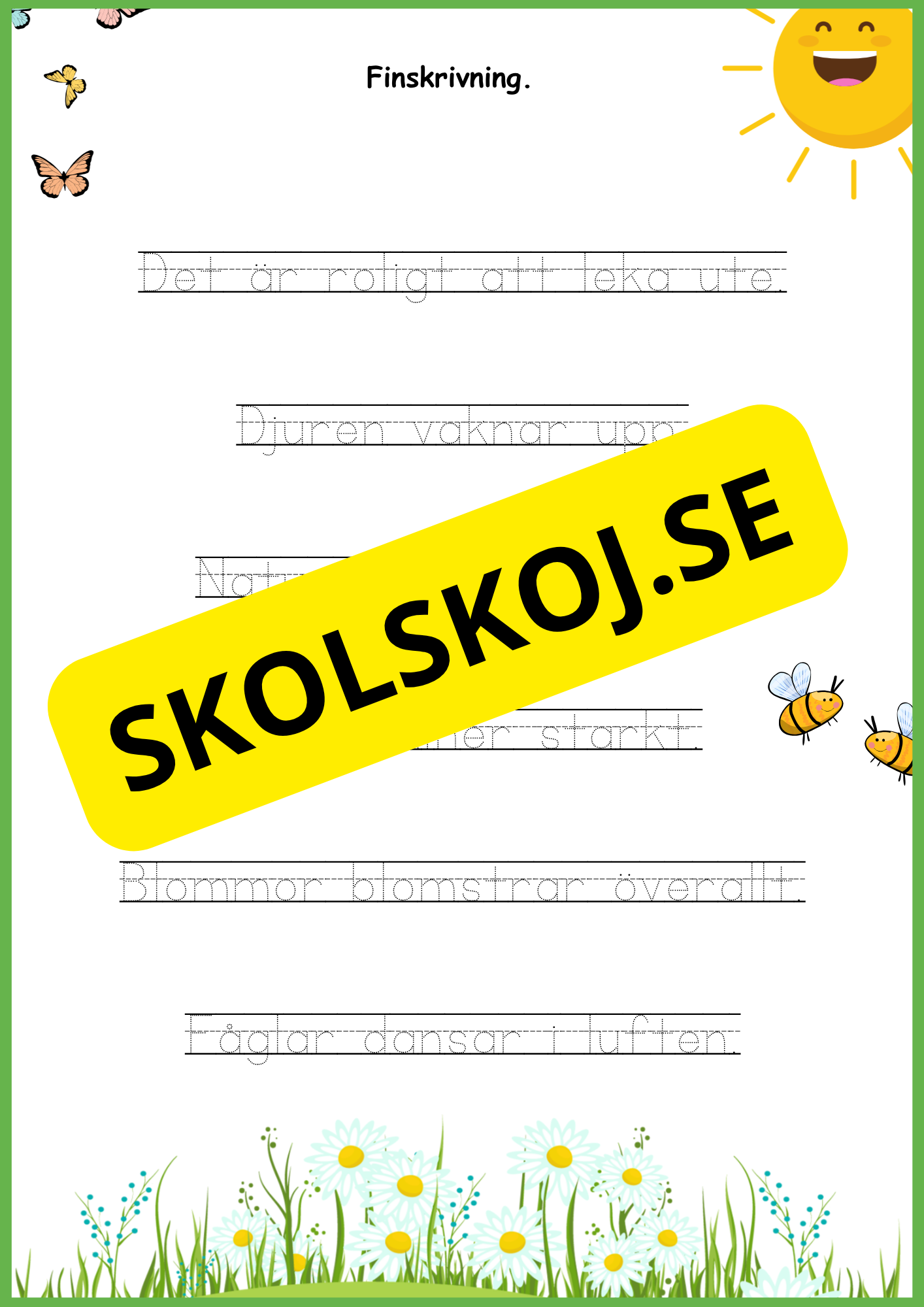 Om våren