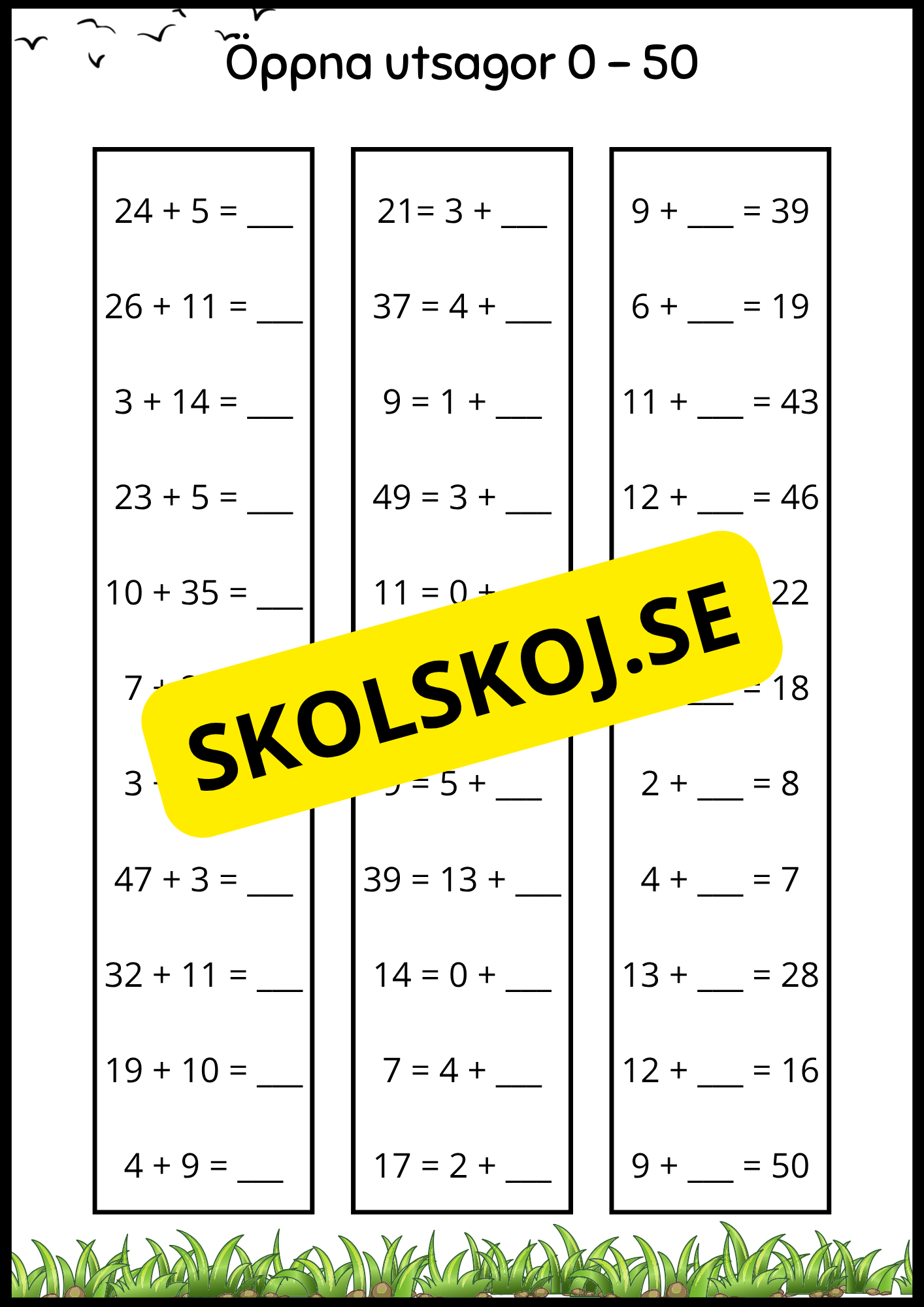 Öppna utsagor