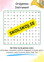 Ordgömmor - 10 olika teman