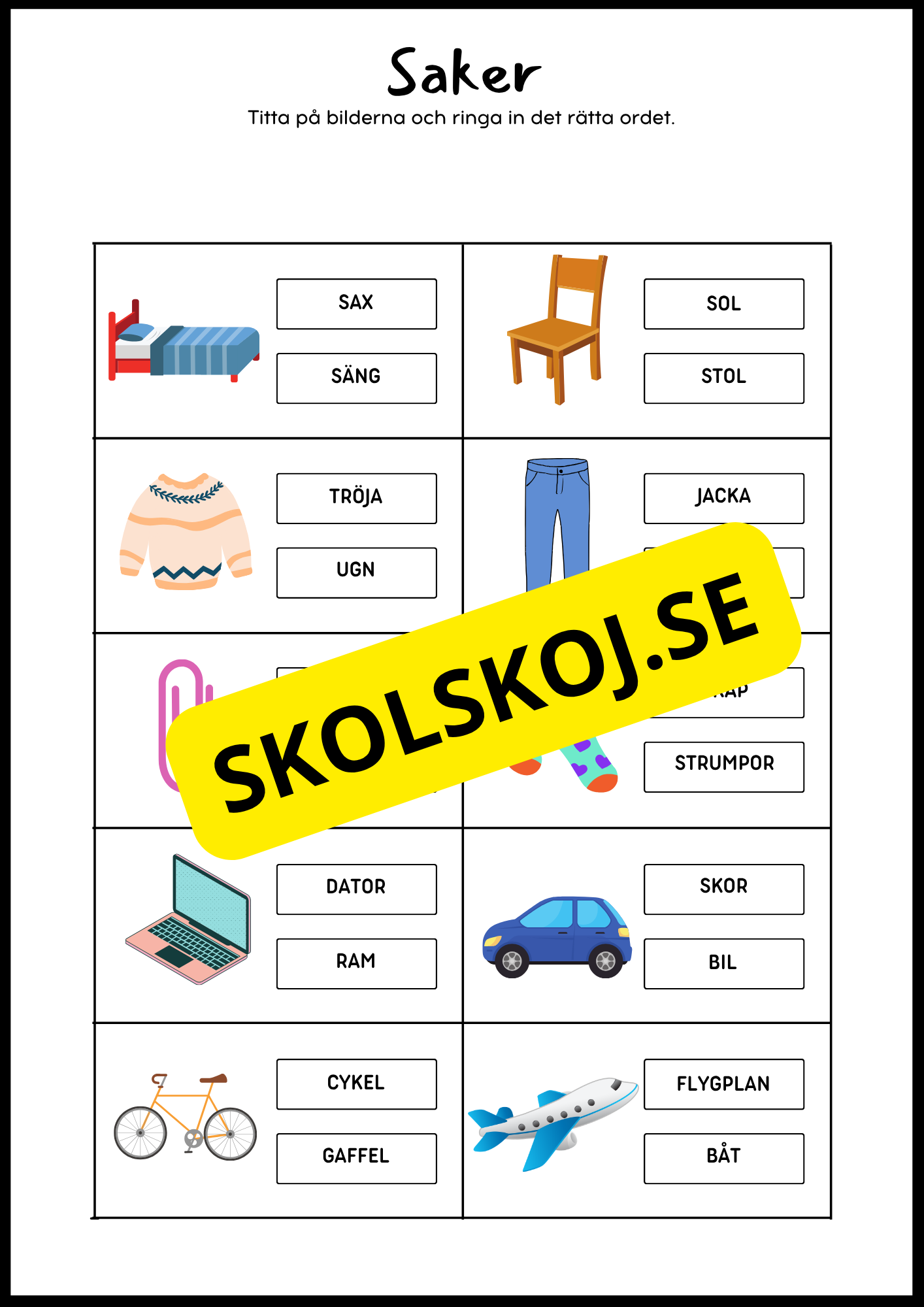 Ord i fokus - Häfte