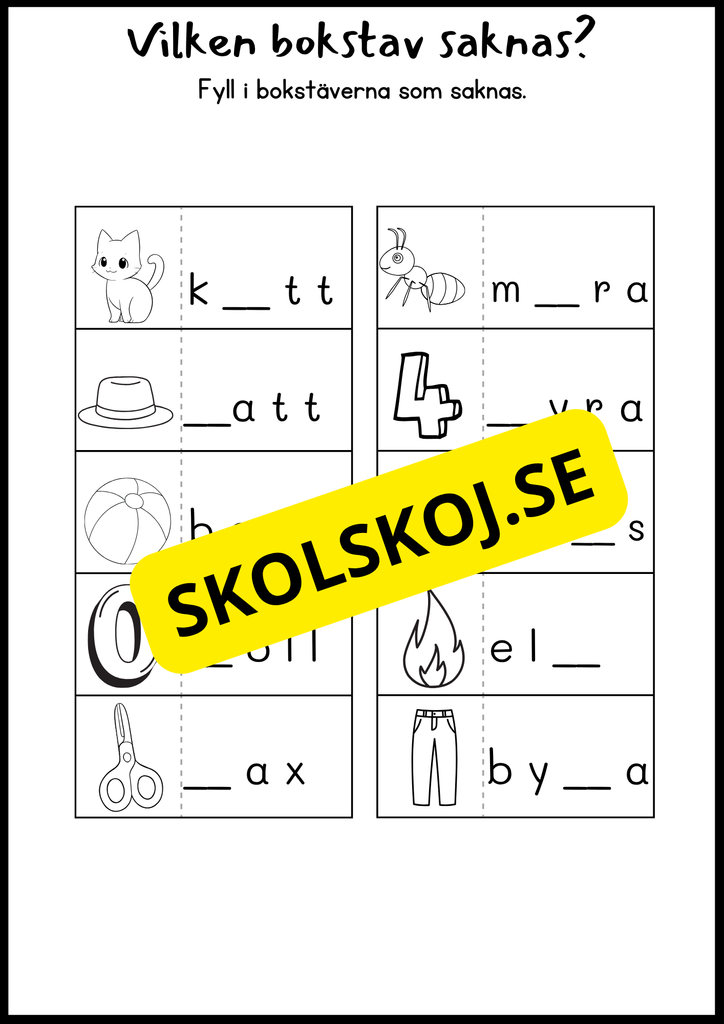Ord i fokus - Häfte