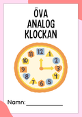 Öva analog klockan