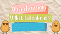Öva division - Vilket tal saknas