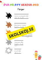 Öva på att skriva ord