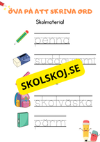 Öva på att skriva ord