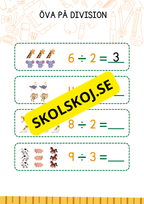 Öva på division 0 - 10
