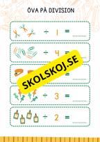 Öva på division 0 - 10