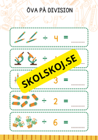 Öva på division 0 - 10