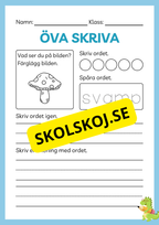 Öva skriva - Häfte