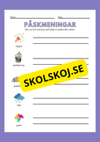 Påskhäfte - Åk 3 - 4