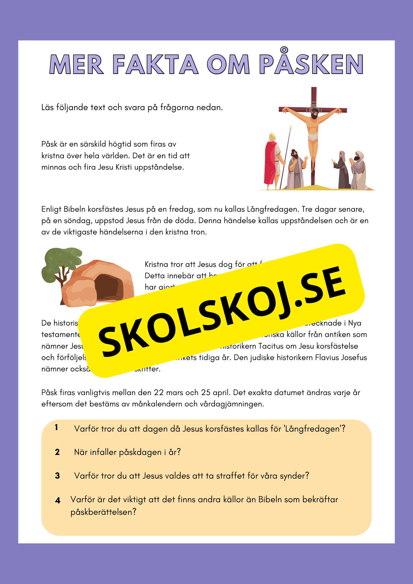 Påskhäfte - Åk 3 - 4