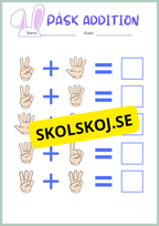Påsk matematik - Blandade uppgifter