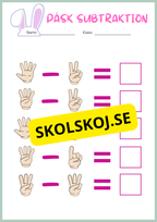 Påsk matematik - Blandade uppgifter