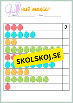 Påsk matematik - Blandade uppgifter
