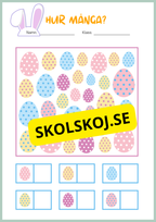Påsk matematik - Blandade uppgifter