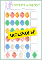 Påsk matematik - Blandade uppgifter