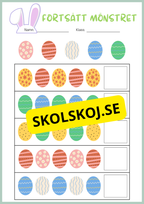 Påsk matematik - Blandade uppgifter