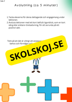 Planering: Addition - lektion 1 - årskurs 1