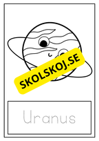 Planeter - Färglägg och spåra