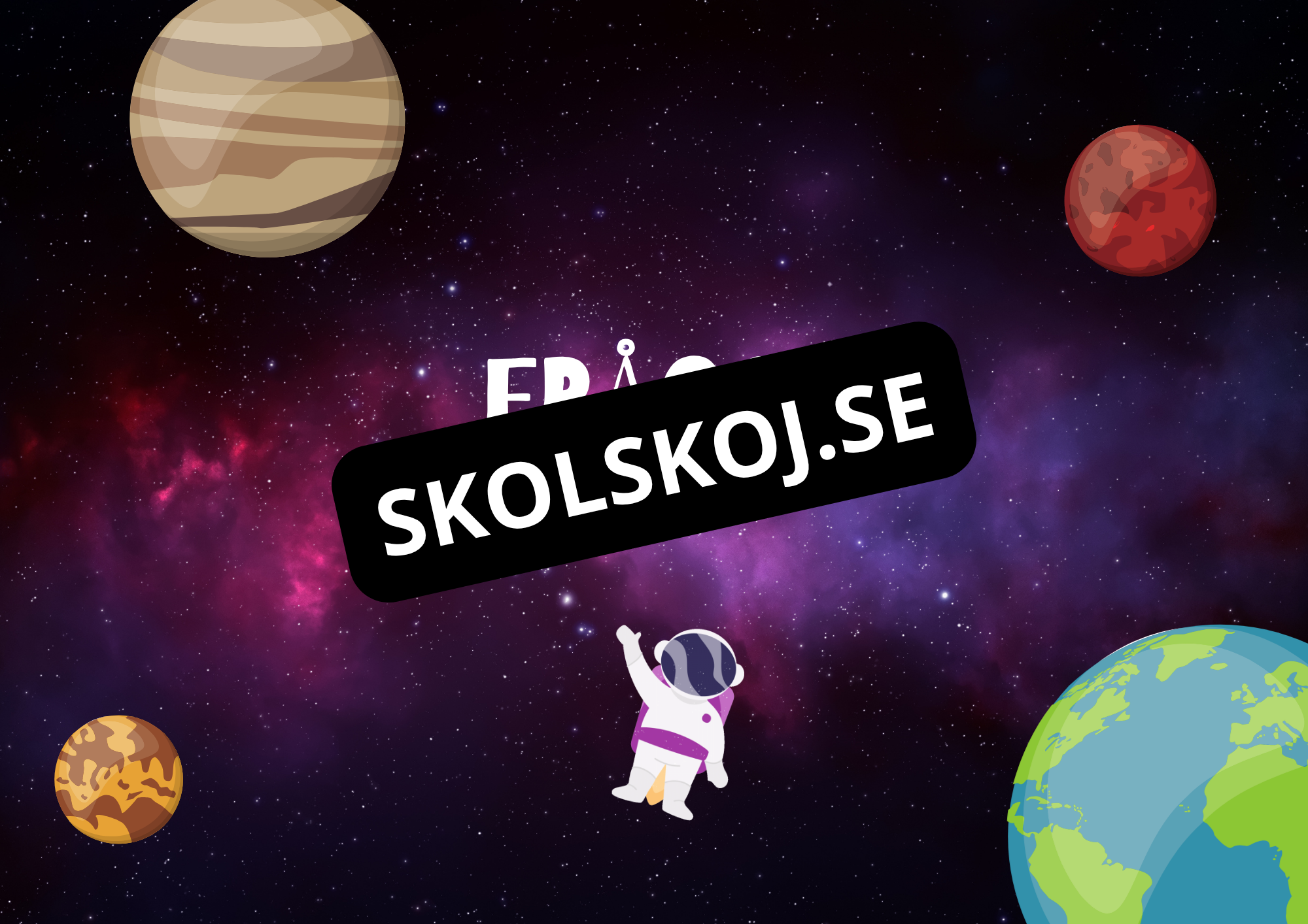 Planeter i vårt solsystem fakta + frågor (18 sidor)