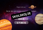 Planeter i vårt solsystem fakta + frågor (18 sidor)