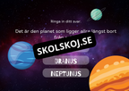 Planeter i vårt solsystem fakta + frågor (18 sidor)