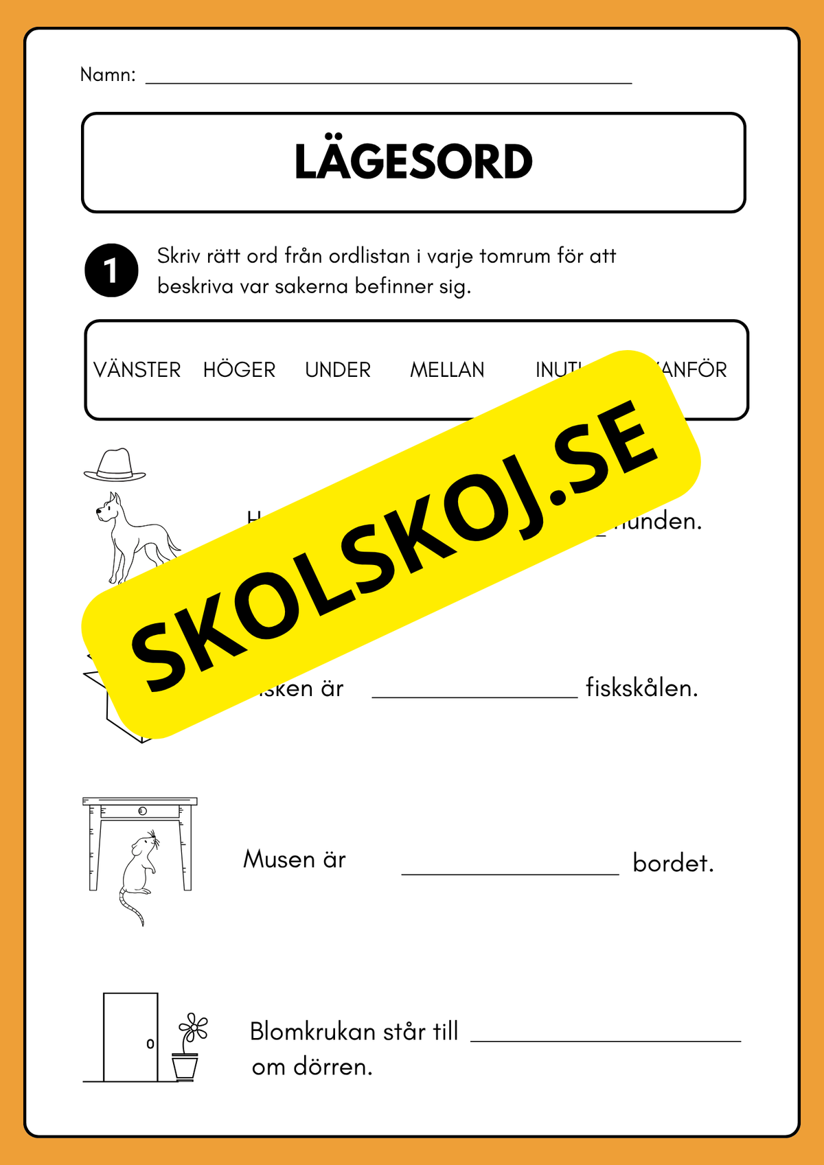 Matematik – position och riktning