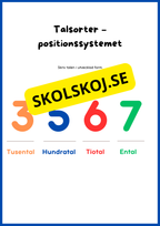 Positionssystem - Häfte