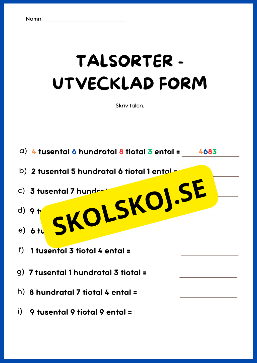 Positionssystem - Häfte