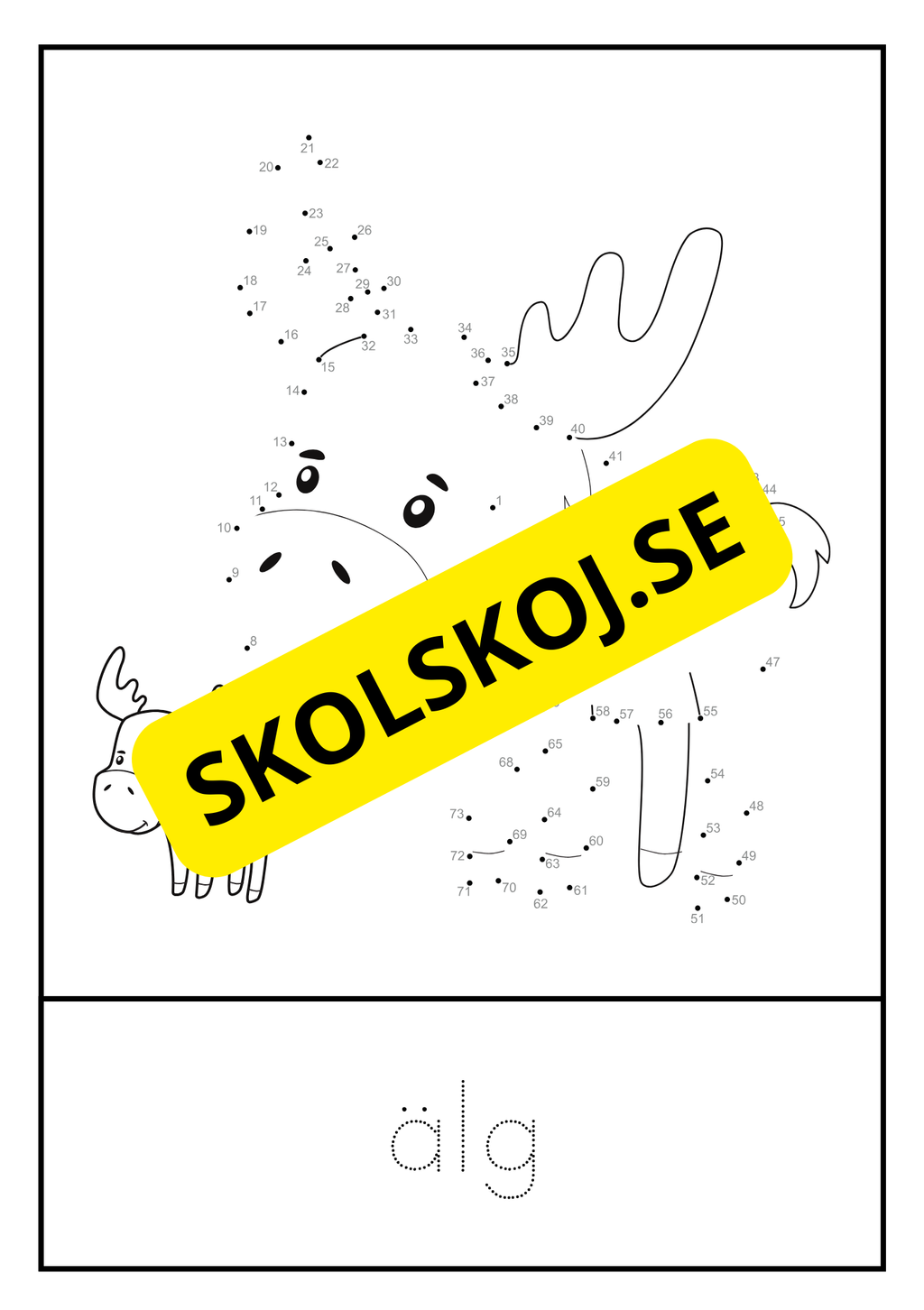 Prick till prick - Djur (38 sidor)