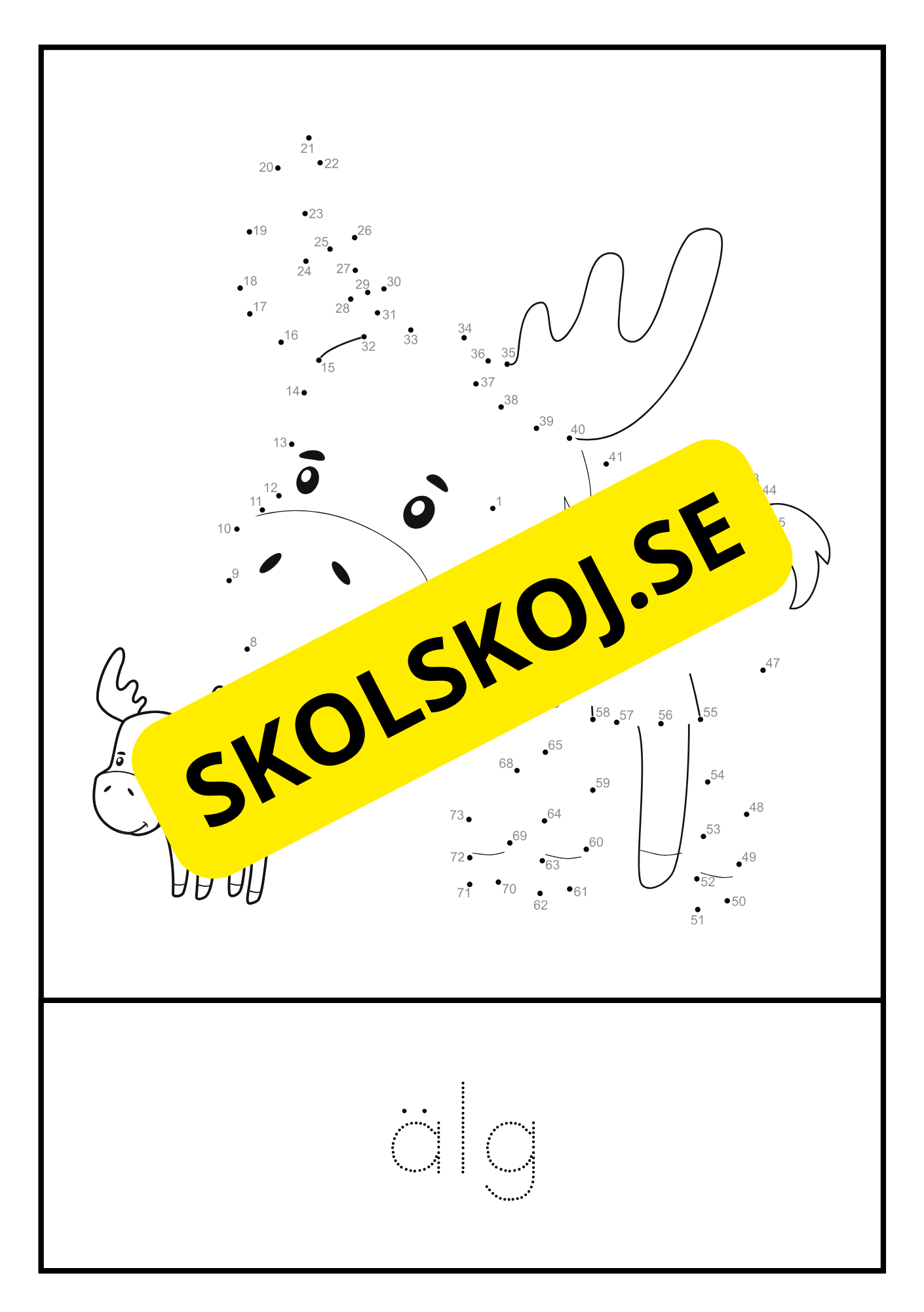 Prick till prick - Djur (38 sidor)