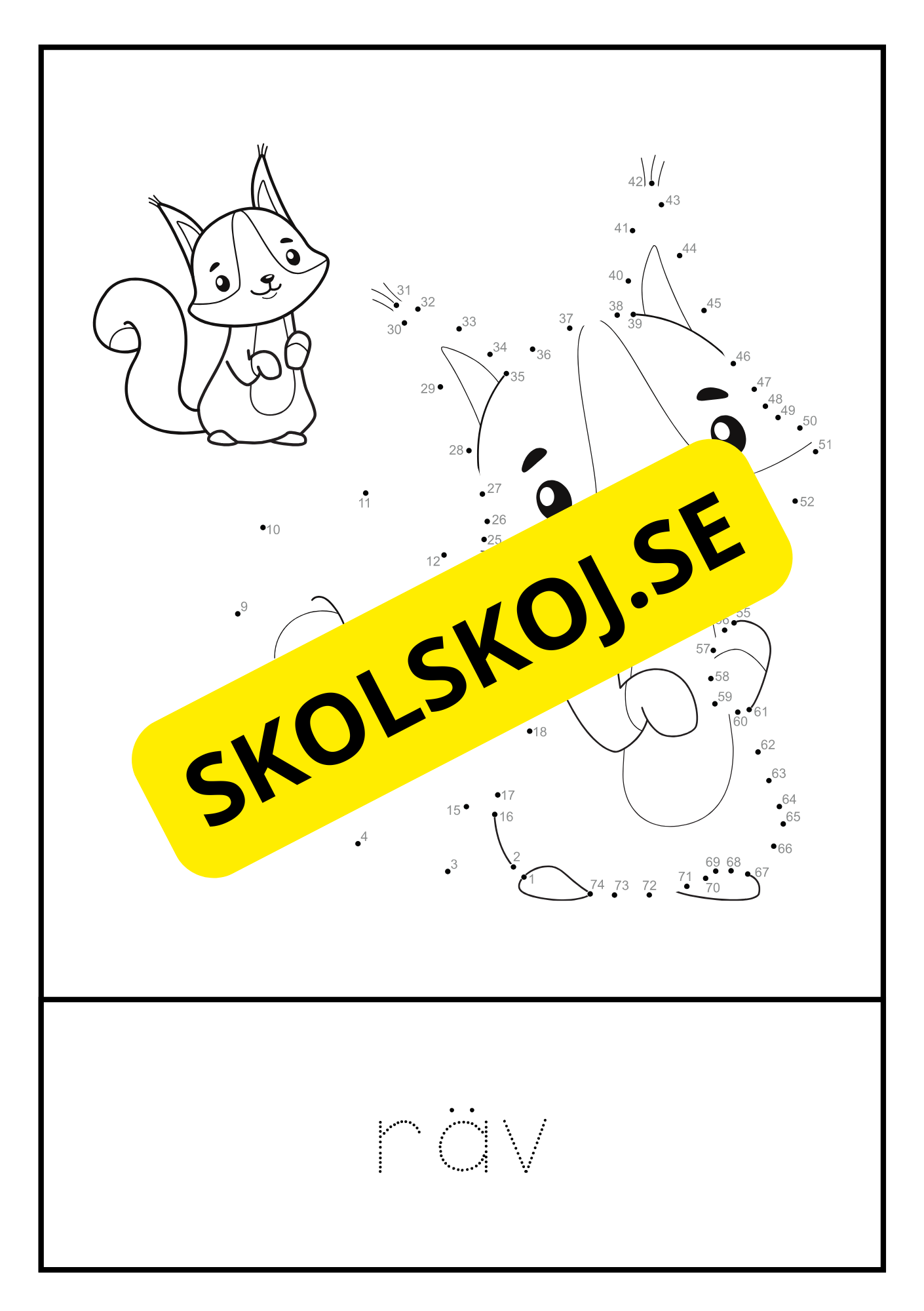 Prick till prick - Djur (38 sidor)