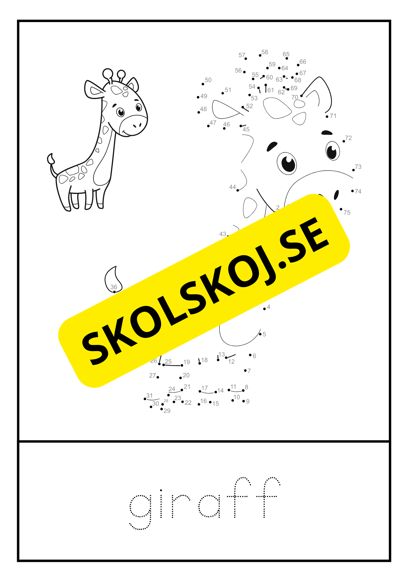 Prick till prick - Djur (38 sidor)
