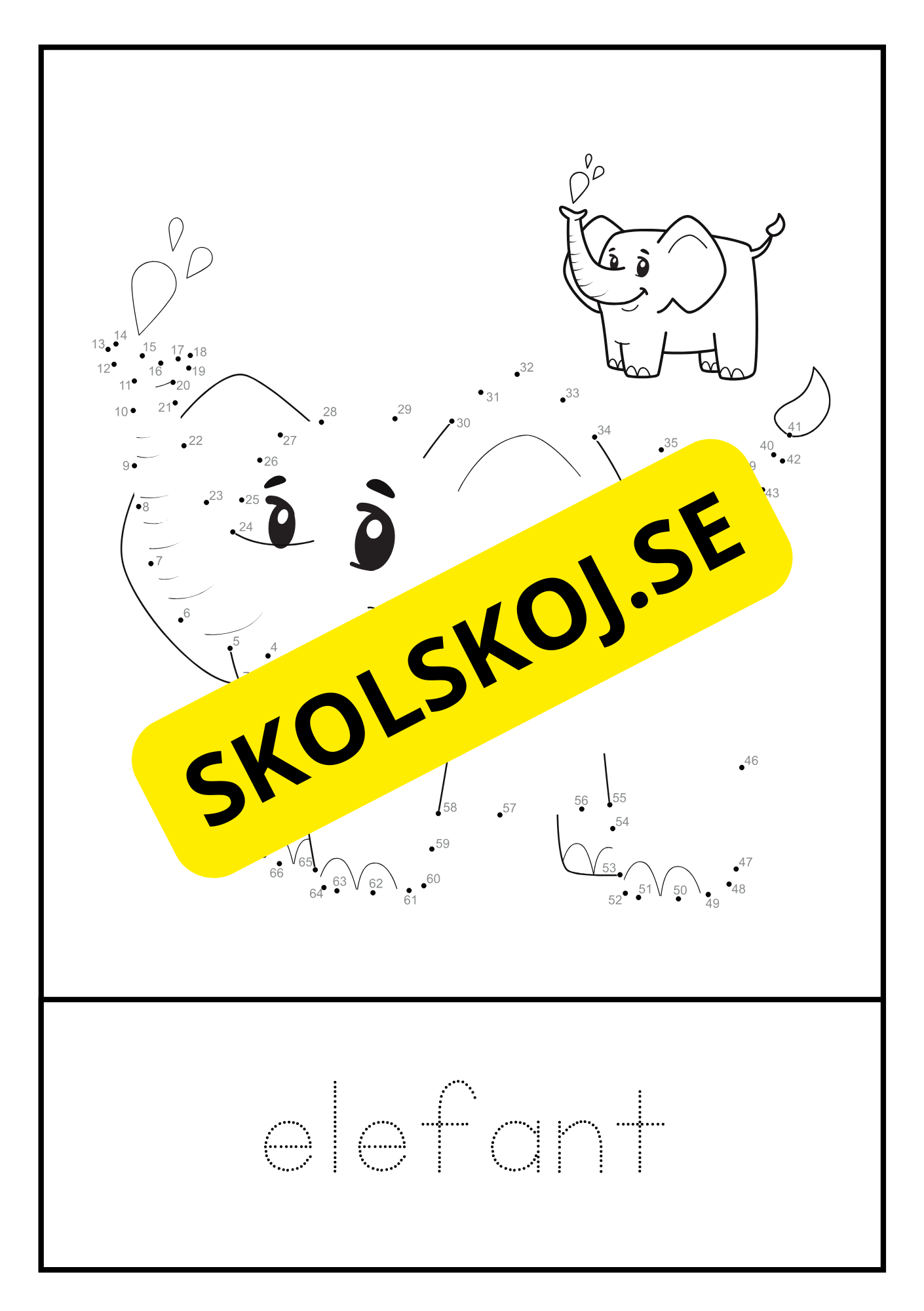 Prick till prick - Djur (38 sidor)