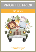 Prick till prick - Tema djur (20 sidor)
