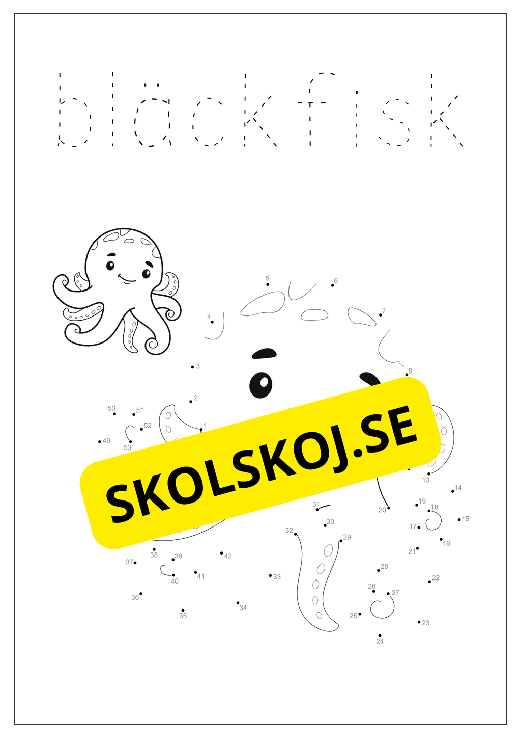 Prick till prick - Tema djur (20 sidor)