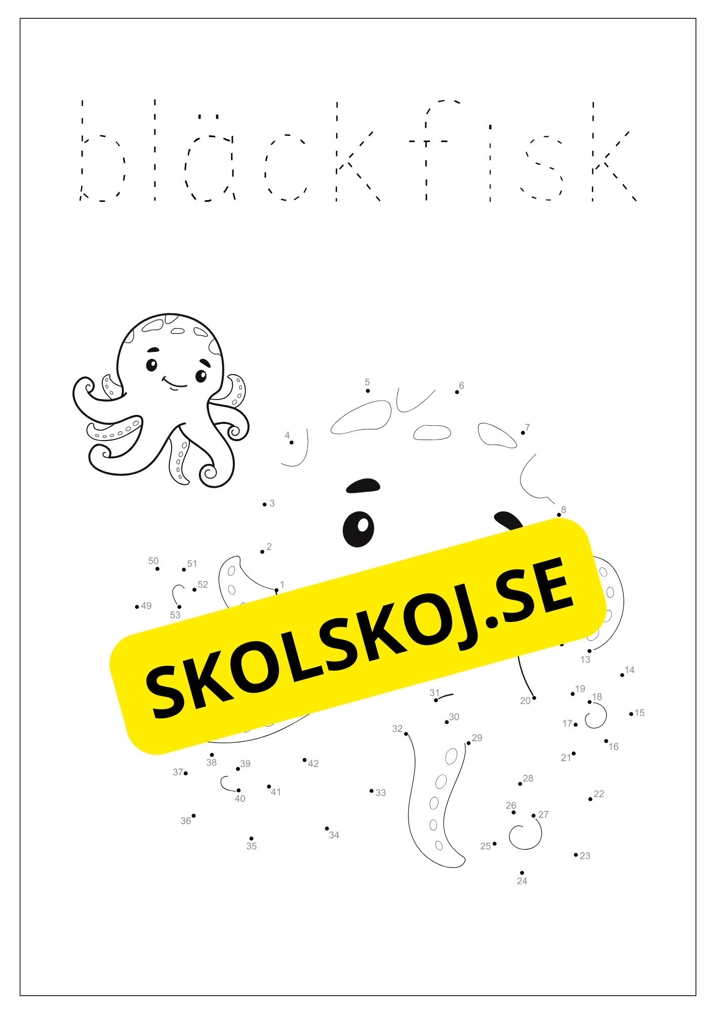 Prick till prick - Tema djur (20 sidor)