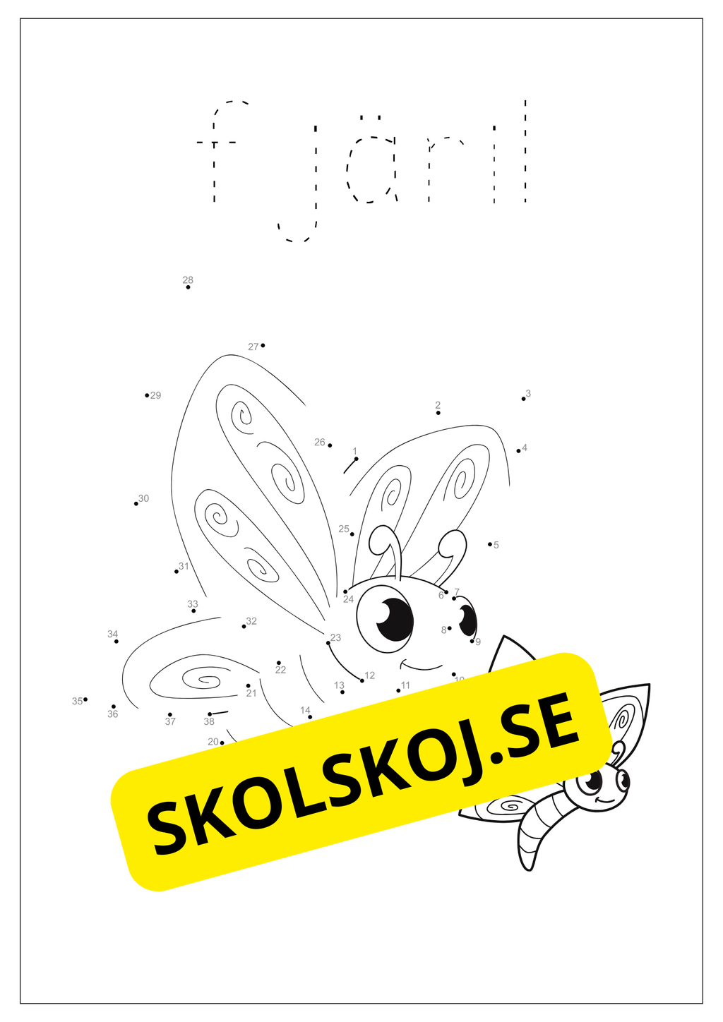 Prick till prick - Tema djur (20 sidor)