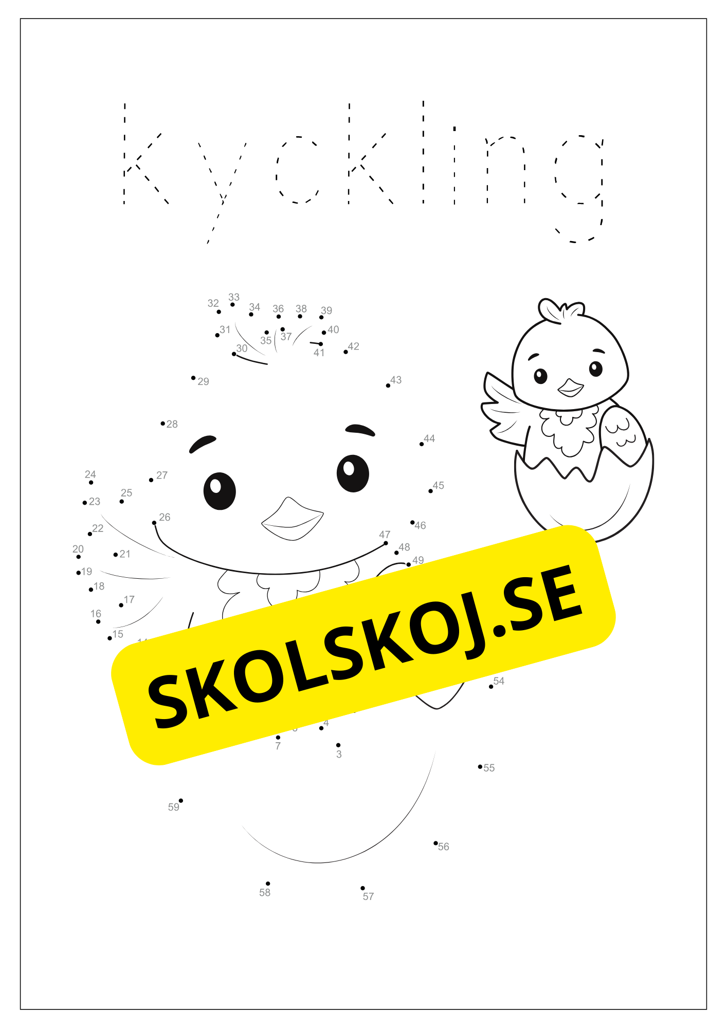 Prick till prick - Tema djur (20 sidor)