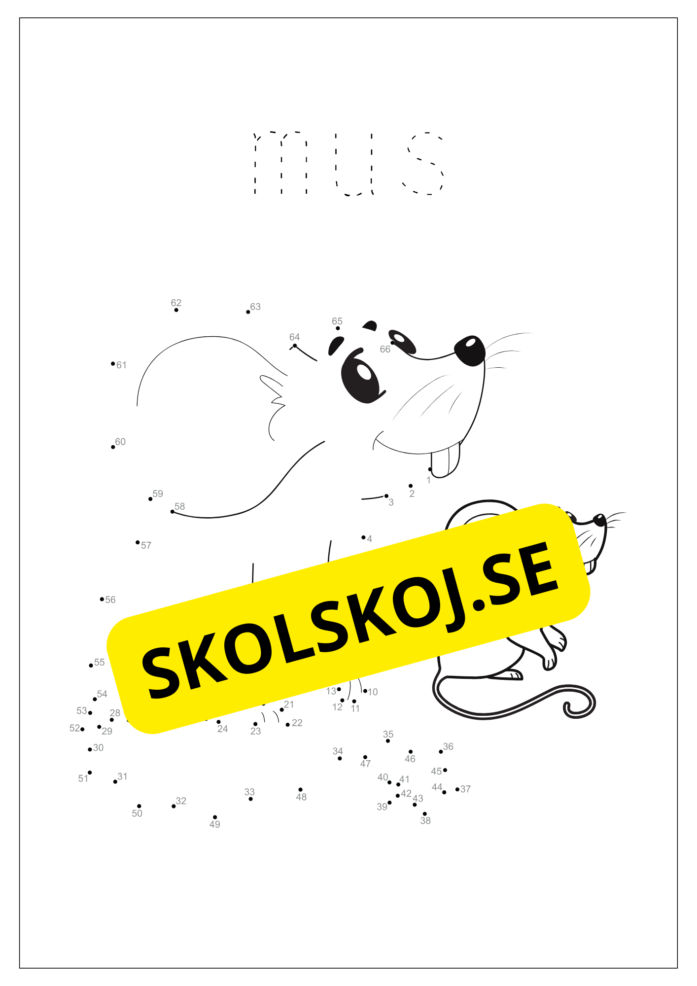 Prick till prick - Tema djur (20 sidor)