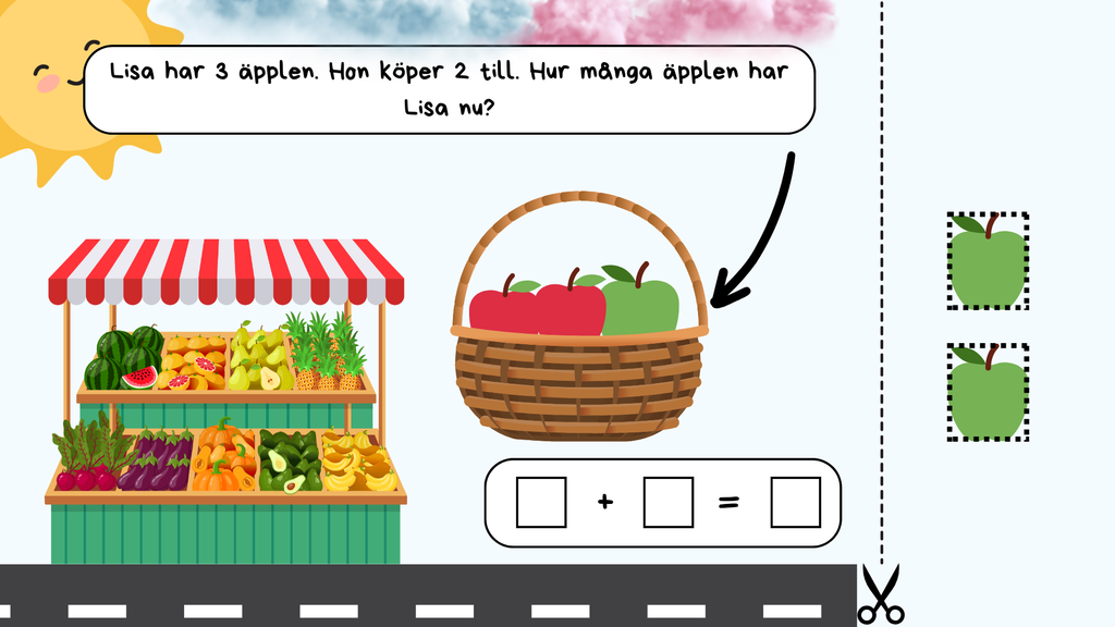 Problemlösning - Addition - Interaktiva övningar