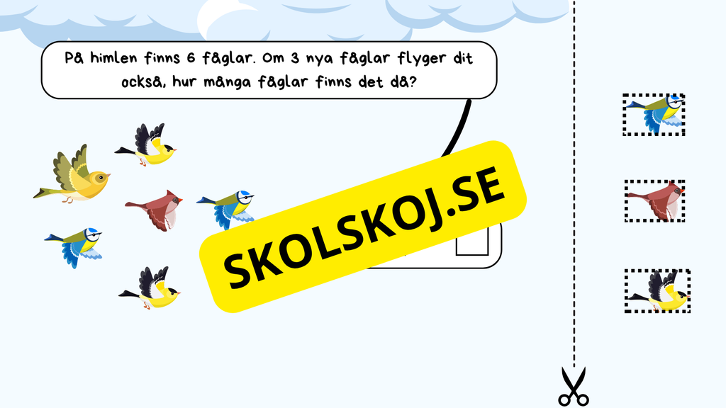 Problemlösning - Addition - Interaktiva övningar