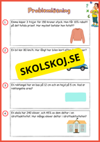 Problemlösning - Årskurs 6
