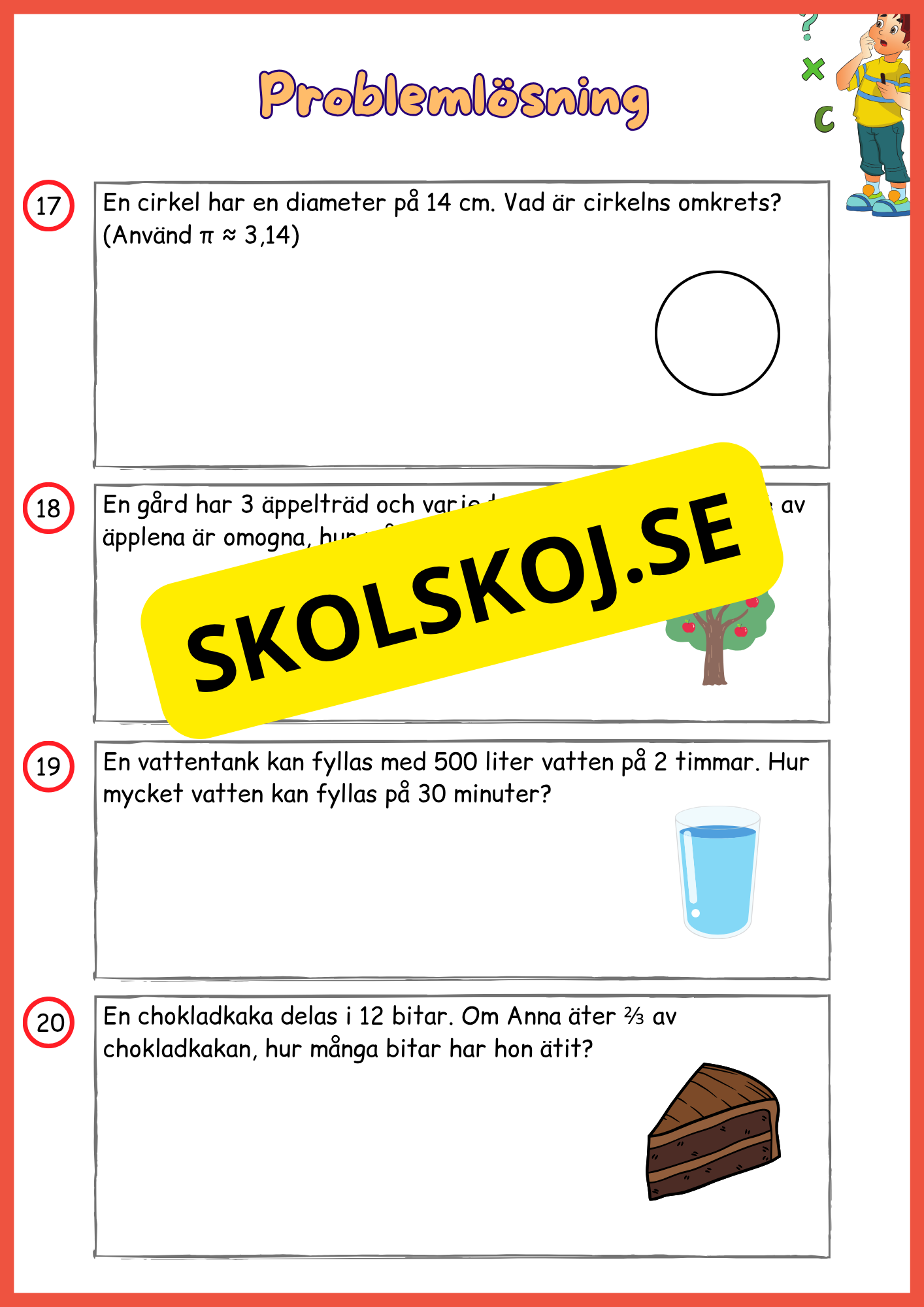 Problemlösning - Årskurs 6