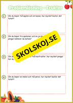 Problemlösning - Frukter