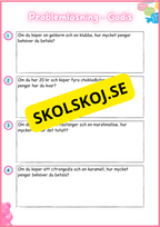 Problemlösning - Godis