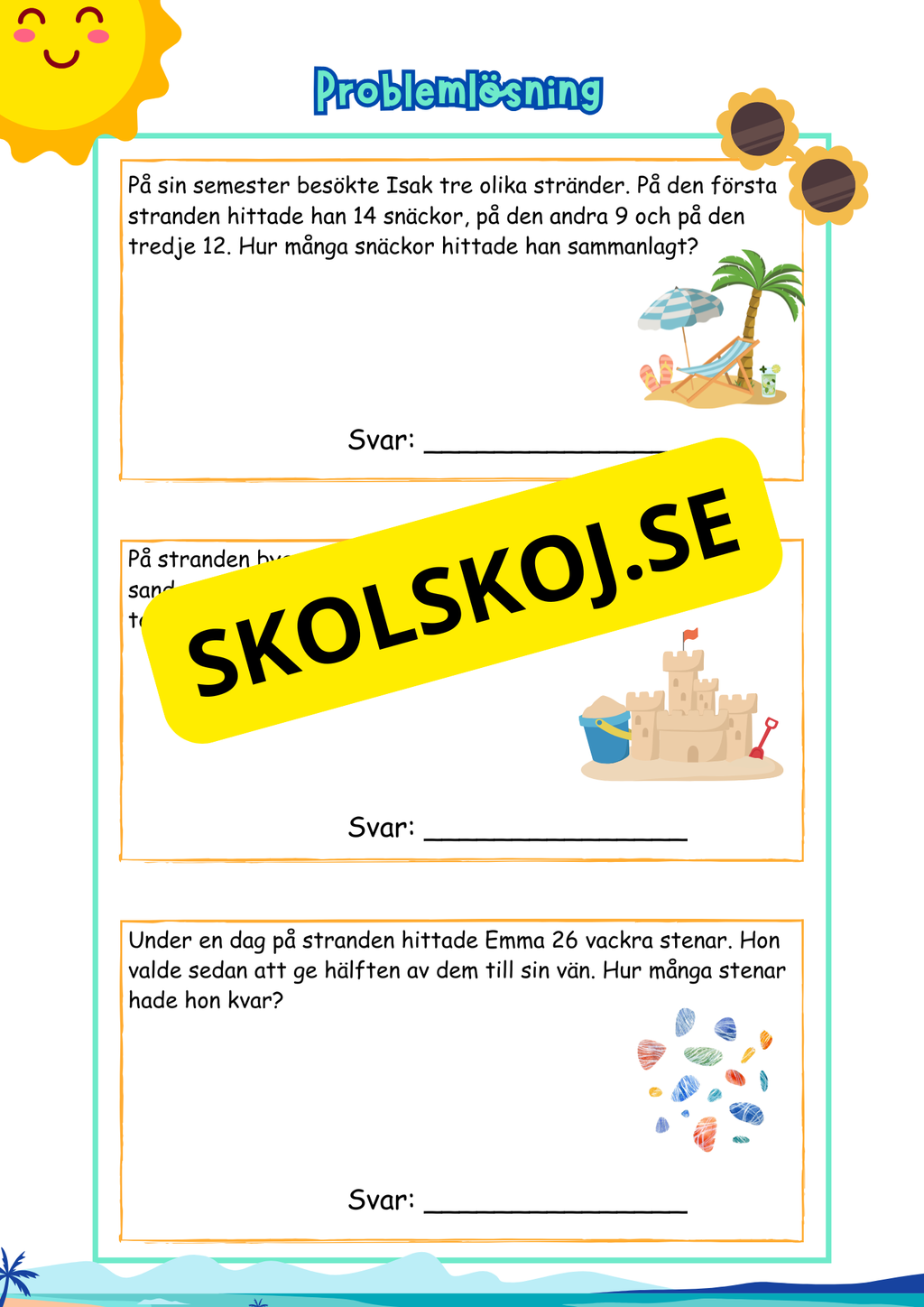 Problemlösning - Sommarhäfte
